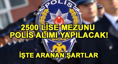 Polis okullarına 2 bin 500 öğrenci alınacak