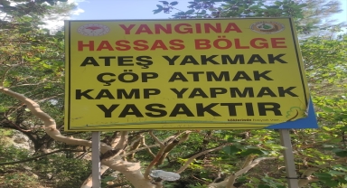 Serik'te ormanlık alanda piknik ateşi yakan 8 kişiye ceza kesildi