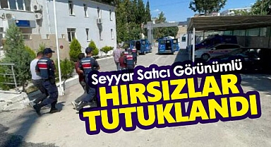 Seyyar Satıcı Görünümlü Hırsızlar Tutuklandı