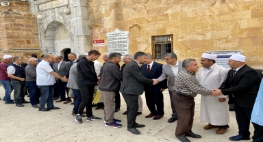Tarihi Ahi Evran-ı Veli Külliyesi'nde Kurban Bayramı namazı kılındı