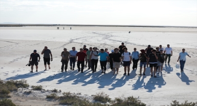 Tuz Gölü'nde doğa kampı düzenlendi 