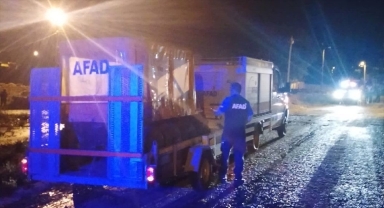 AFAD Ilgın'daki su baskınında görev aldı