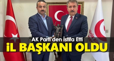 Ak Parti'den istifa etti: İl başkanı oldu 