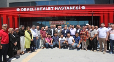 AK Parti heyetinden hastane ziyareti