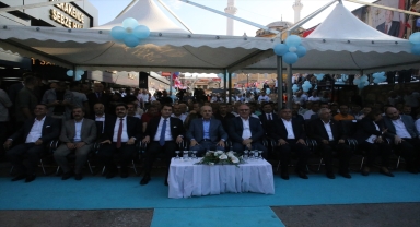 AK Parti'li Kurtulmuş, Sivas'ta perakende sebze halinin açılışında konuştu: