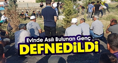 Akçaşehir'de asılı bulunan genç defnedildi