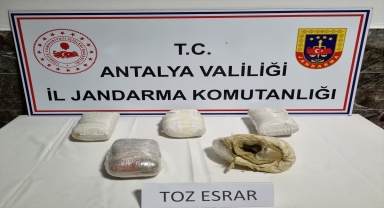 Antalya'da 5 kilogram uyuşturucu madde ele geçirildi