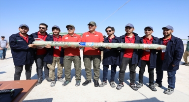 Cumhurbaşkanlığı Savunma Sanayii Başkanı İsmail Demir, Aksaray'da Roket Yarışları'nı izledi: