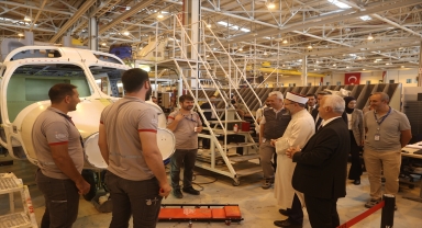 Diyanet İşleri Başkanı Ali Erbaş, TUSAŞ'ı ziyaret etti