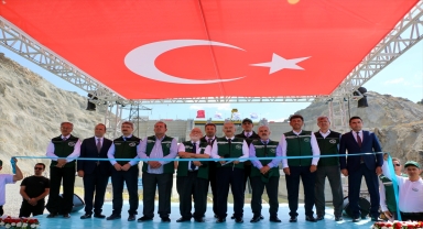 Eskişehir'de Gürsöğüt-1 Barajı ve Hidroelektrik Santrali'nin açılışı yapıldı