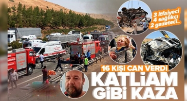 Gaziantep'ten kahreden kaza haberi: 16 kişi hayatını kaybetti