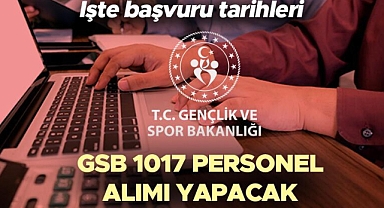 Gençlik ve Spor Bakanlığı 1017 personel alacak