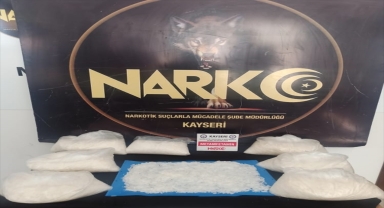 Kayseri'de 7,3 kilogram sentetik uyuşturucu ele geçirildi