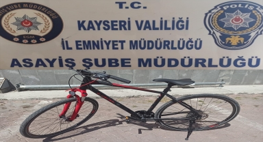 Kayseri'de hırsızlık şüphelisi yakalandı 