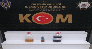 Kırşehir'de sahte içki operasyonu