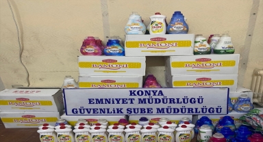 Konya'da 2312 kilogram sahte deterjan ele geçirildi