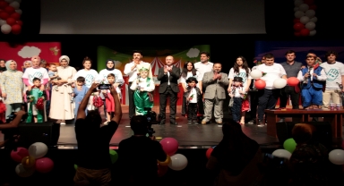 Konya'da özel çocuklar gösteri düzenledi