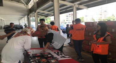 LÖSEV kanserle mücadele edenlere Kayseri'de et dağıttı