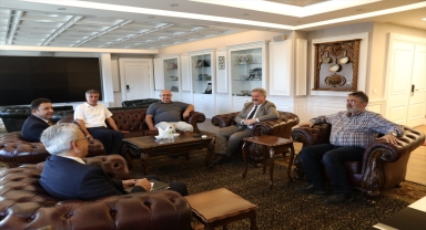 Melikgazi Belediye Başkanı Palancıoğlu'na ziyaret