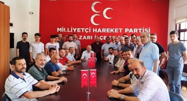 MHP Beypazarı İlçe Başkanlığı yönetimi toplandı