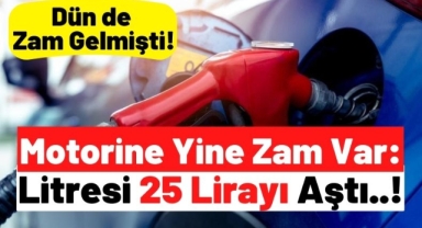 Motorine 1 lira 7 kuruşluk zam
