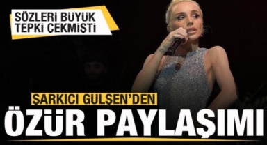 Sözleri büyük tepki çekmişti! Gülşen'den ilk açıklama!