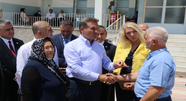 TDP Genel Başkanı Sarıgül Çankırı'da cezaevi önünde 