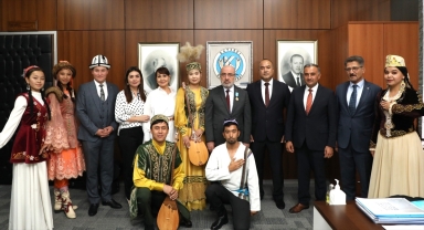 TÜRKSOY heyetinden Kayseri Üniversitesine ziyaret