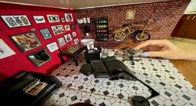 Üniversite öğrencisi atıkları da kullanarak üç boyutlu minyatürler yapıyor 