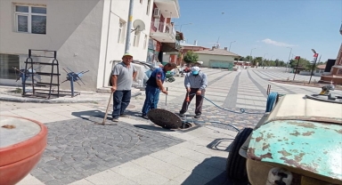 Yalıhüyük'te sivrisinek ve haşere ile mücadele çalışmaları devam ediyor