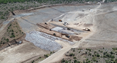 Yapımı süren Yeşildere Göleti tamamlandığında 1420 dekar arazi sulanacak