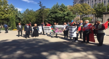 Azerbaycanlı öğrenciler Konya'da 2. Karabağ Savaşı şehitlerini andı