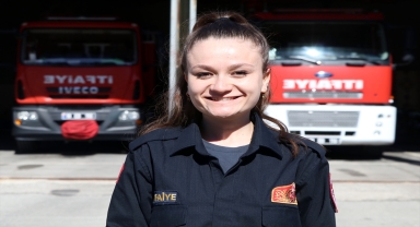 Çankırı'da kadın itfaiyeciler zorlu görevler için hazır kıta bekliyor