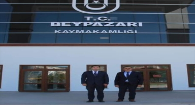 Güdül Kaymakamı Deniz Yıldırım’dan Beypazarı Kaymakamı Oktay Erdoğan’a ziyaret