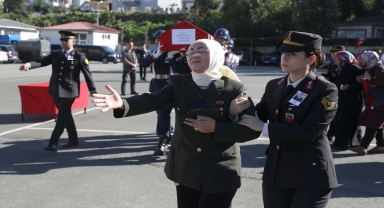 GÜNCELLEME - Rize'de uzman çavuş trafik kazasında şehit oldu