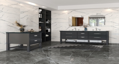 Kale Banyo'dan her banyoya uygun olarak tasarlanan yeni banyo mobilyası