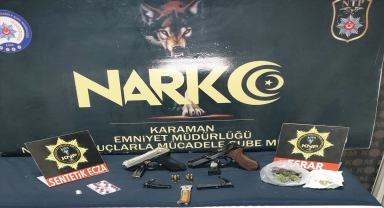 Karaman'da uyuşturucu operasyonunda 5 zanlı tutuklandı