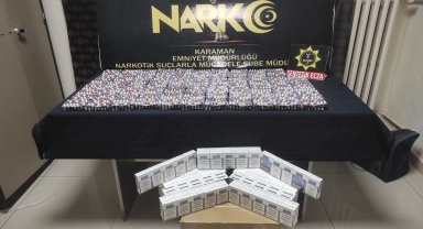 Karaman'da uyuşturucu operasyonunda yakalanan 2 zanlı tutuklandı