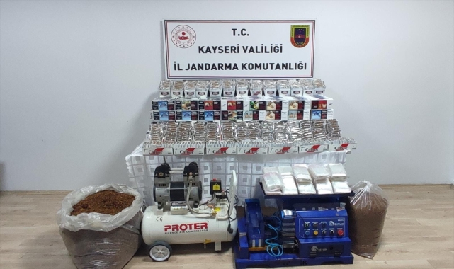 Kayseri'de kaçakçılık operasyonunda 1 kişi gözaltına alındı
