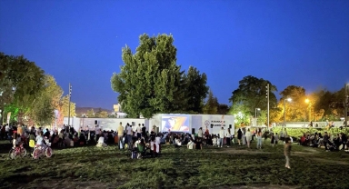 Kırıkkale'de açık hava sinema etkinliği