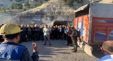 Kömür İşletmeleri Anonim Şirketi Hırkatepe sahasında üretim panosunun açılışı yapıldı
