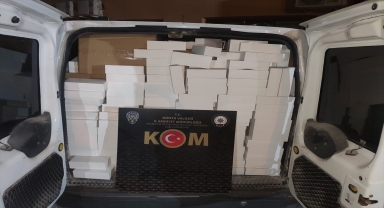 Konya'da 330 bin makaron ele geçirildi