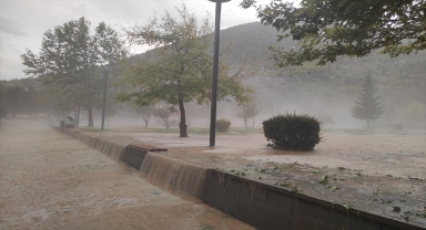 Konya'da dolu etkili oldu 