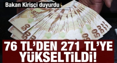 Mazot ve gübre desteği 76 TL'den 271 TL'ye çıktı
