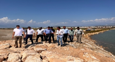 Milletvekili Uslu, Yapraklı Deresi Mendireği'nde incelemelerde bulundu