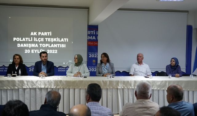 Polatlı'da AK Parti İlçe Danışma Meclisi toplandı