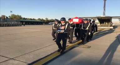 Rize'de trafik kazasında şehit olan uzman çavuşun cenazesi Kayseri'ye getirildi