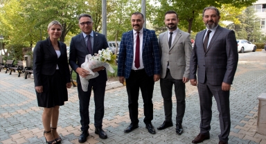 Selçuk Üniversitesi Rektörü Aksoy, akademik kurul toplantısına katıldı