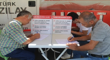 Serik'te kan bağışı kampanyası başladı