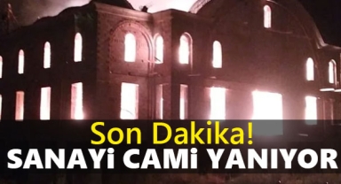 TEKMARSAN sanayi sitesinde cami inşaatında korkutan yangın